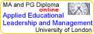 MA and PG Diploma in Applied Educational Leadership and Management