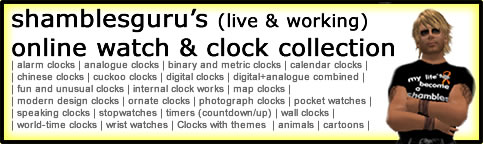 shamblesgurus live and working online watch and clock collection