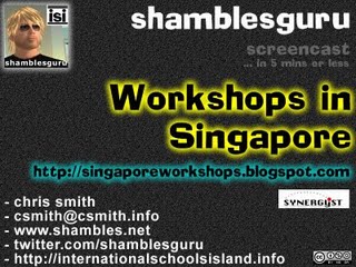 Web 2.0 workshops in Singapore